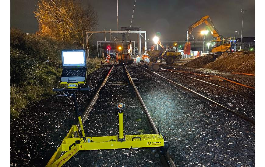 serviço topográfico ferroviário